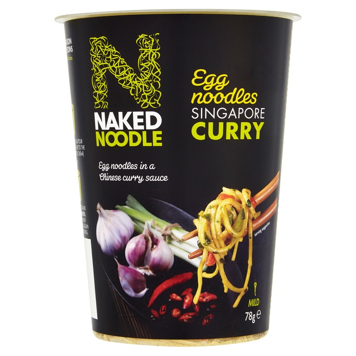 Naked Noodle Singapore Curry Noodle Pot 78g