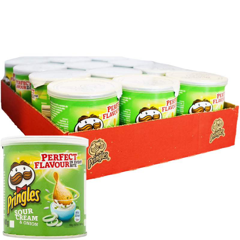Hel Låda Chips "Sour Cream & Onion" 12 x 40g - 34% rabatt