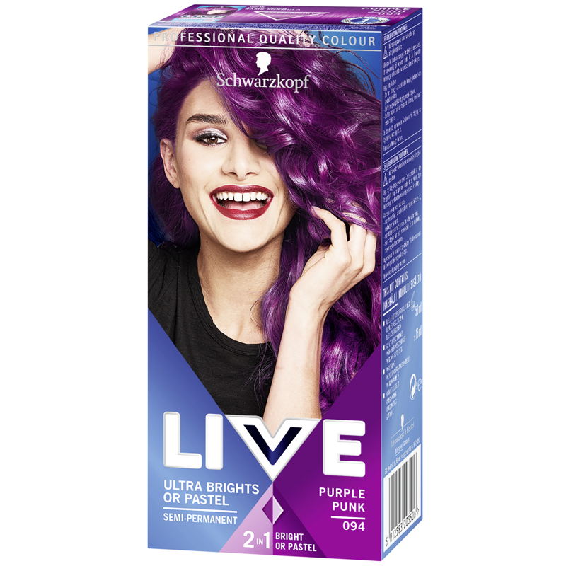 Hårfärgningsmedel "Purple Punk" 80ml - 45% rabatt