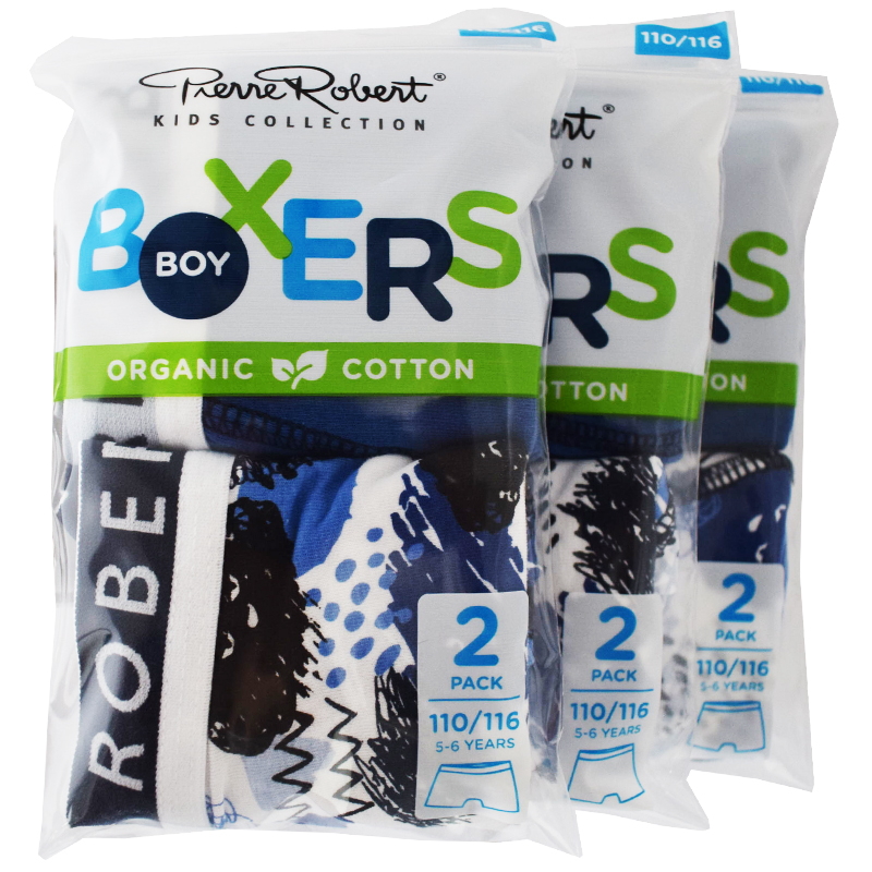 Kalsonger Boxers Barn 110-116 Blå 6-pack - 46% rabatt