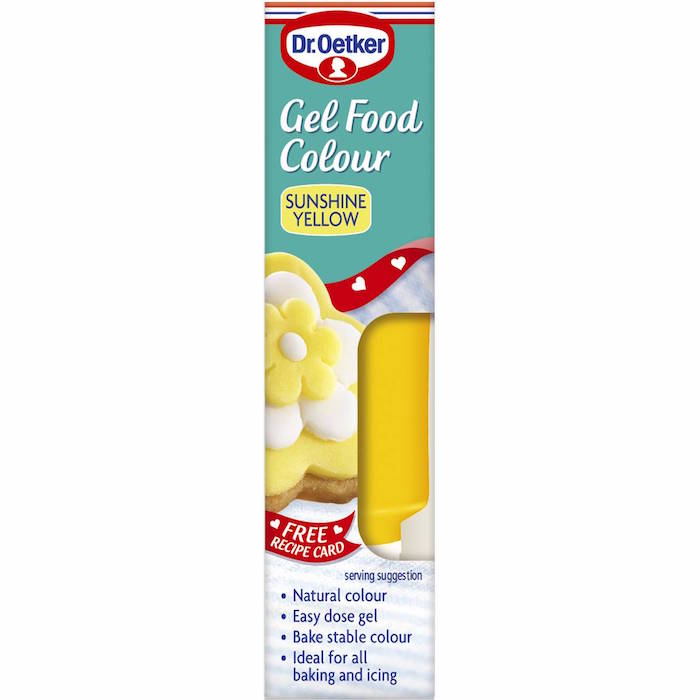 Dr. Oetker Gel Food Colour Yellow 10g