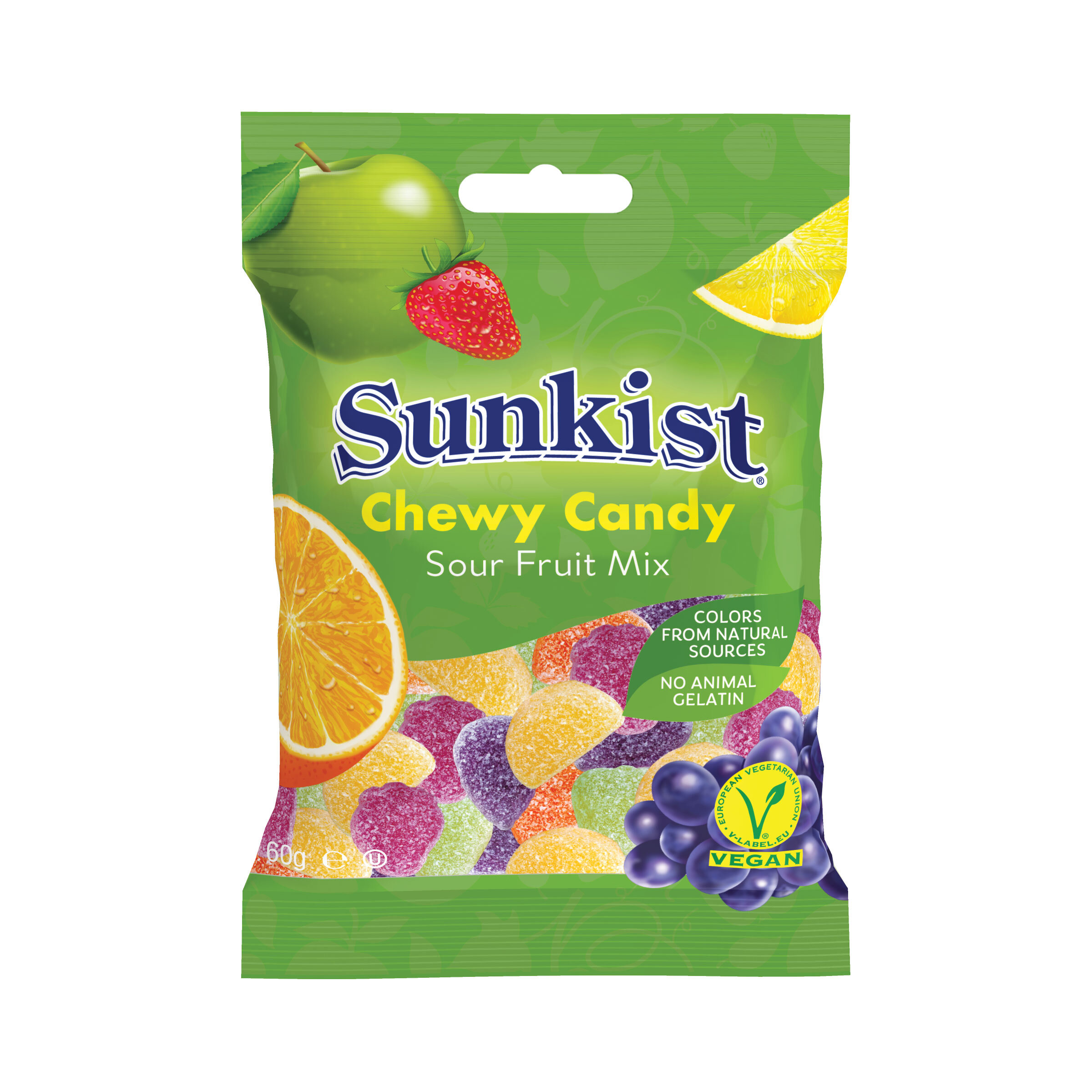 Sunkist Sour Fruit Mix 60g