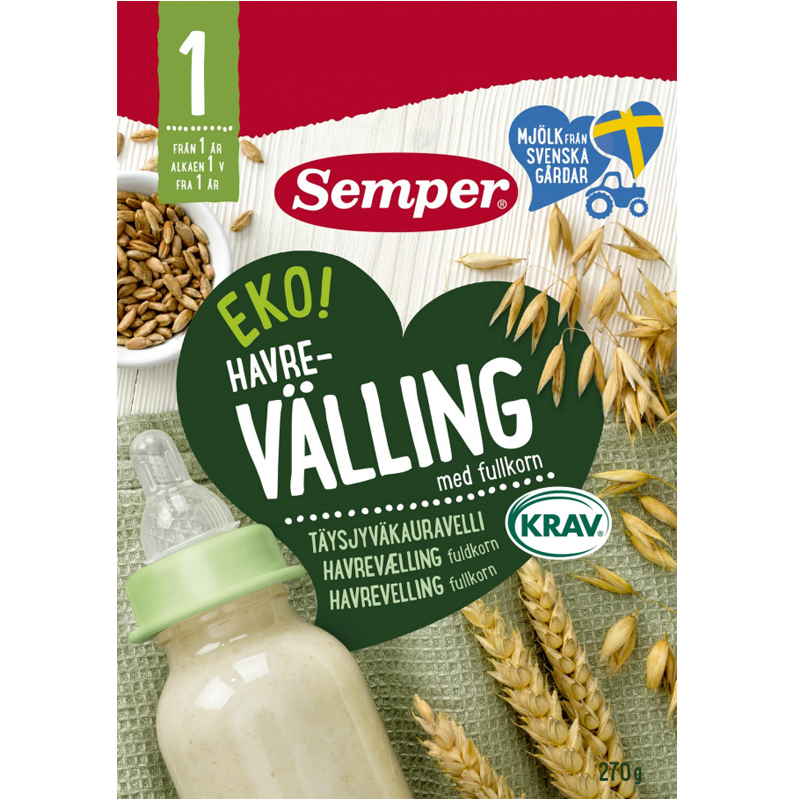 Havrevälling Fullkorn 270g - 27% rabatt