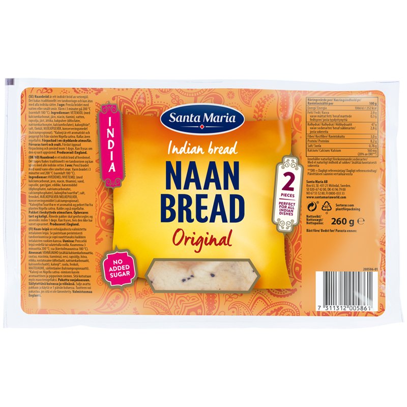 Naanbröd Original - 28% rabatt