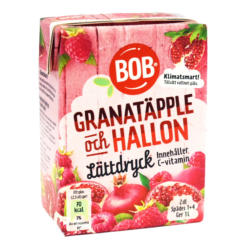 Lättdryck Granatäpple & Hallon - 15% rabatt