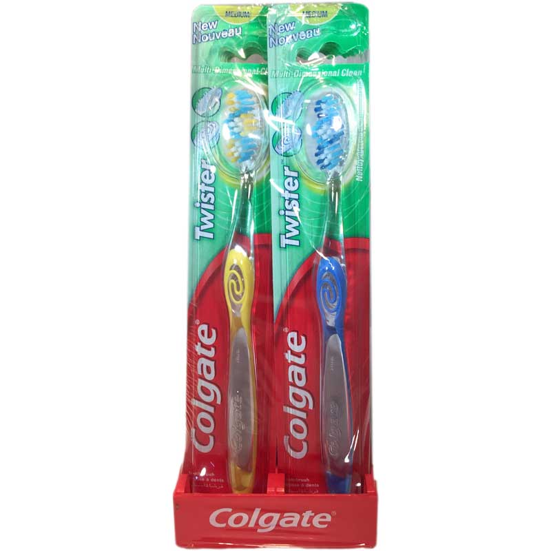 12-pack Tandborste Twister - 62% rabatt