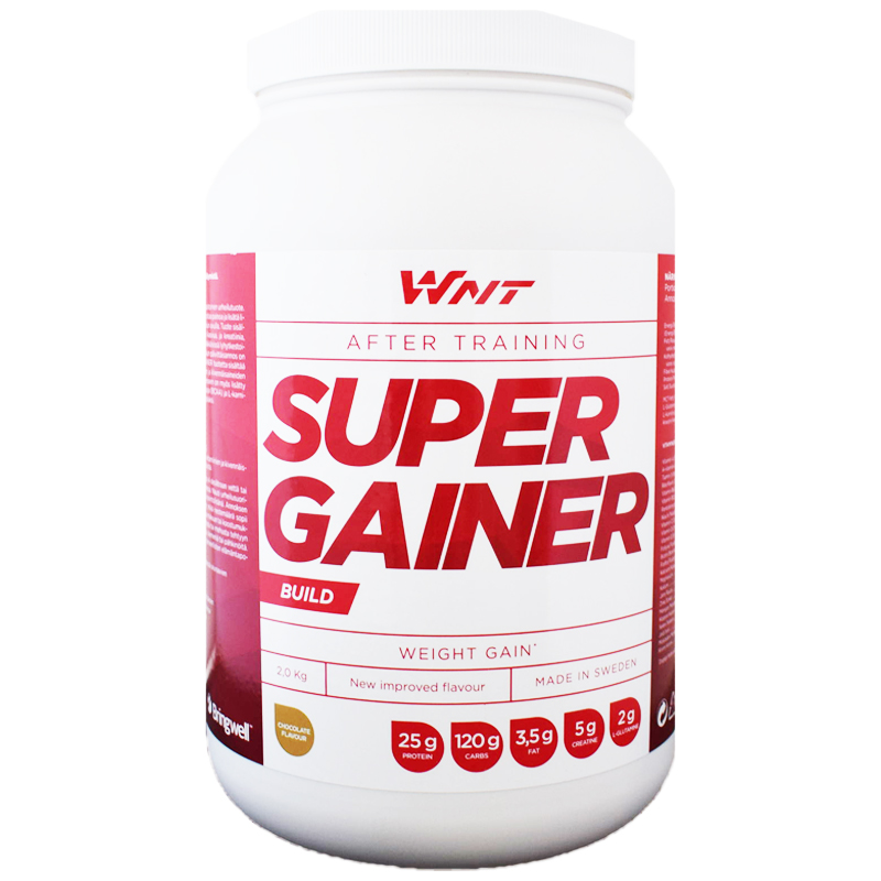 Proteinpulver "Super Gainer" Choklad 2kg - 50% rabatt