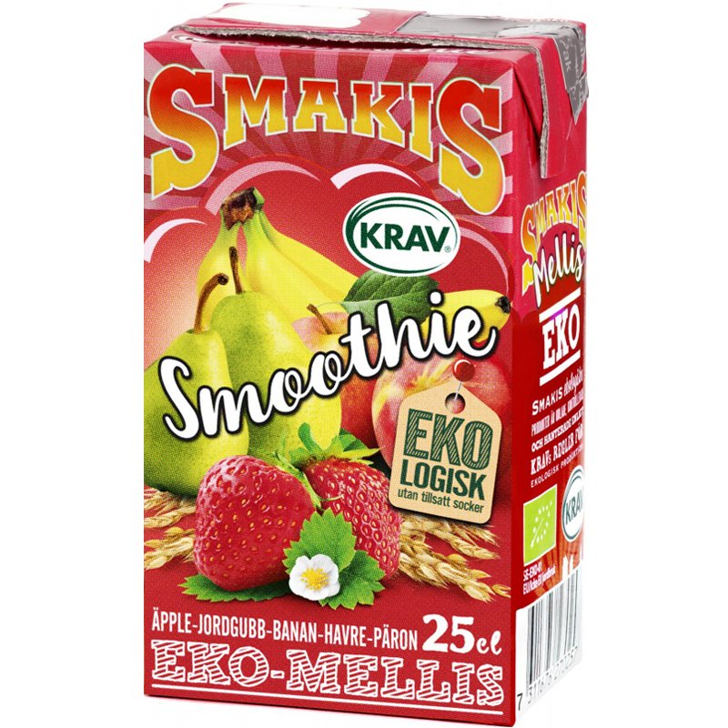 Eko Smoothie Jordgubb, Banan & Havre 25cl - 27% rabatt