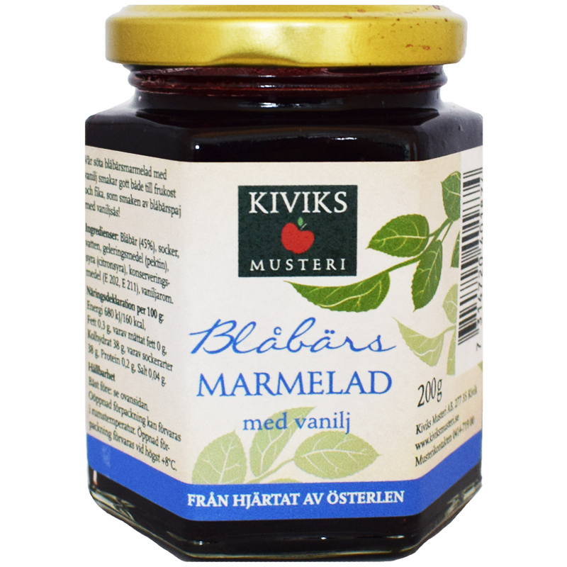 Marmelad Blåbär & Vanilj 200g - 56% rabatt