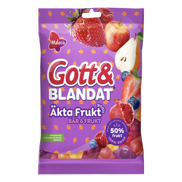 Gott Blandat Bär Frukt 100g