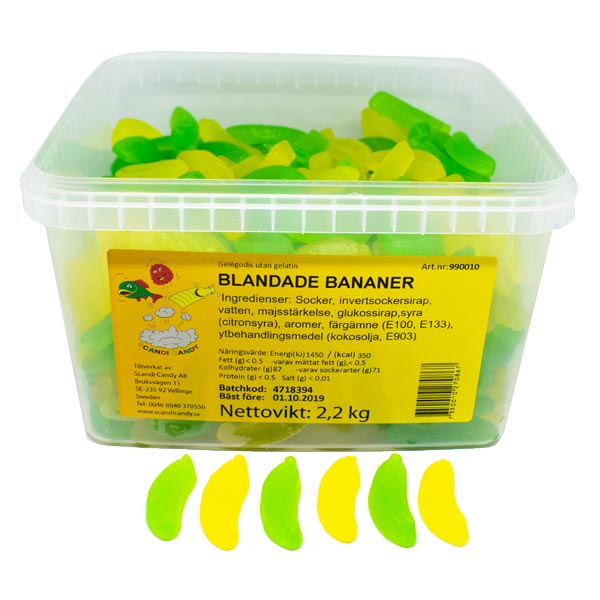 BLANDADE BANANER SCANDY - 2,2 kg