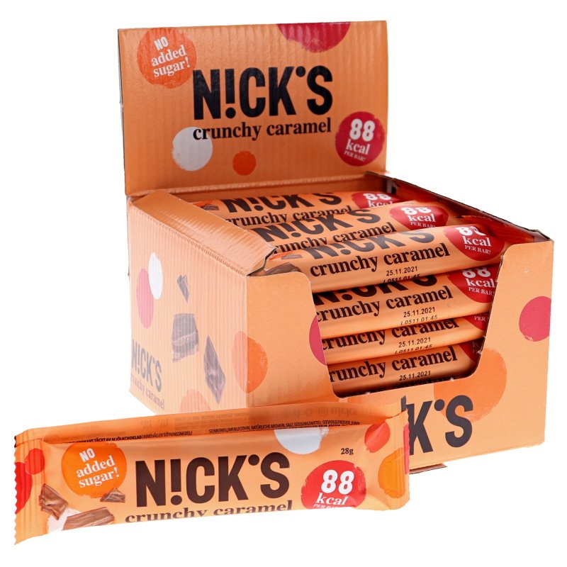 Chokladbar Crunchy Caramel 28-pack - 56% rabatt