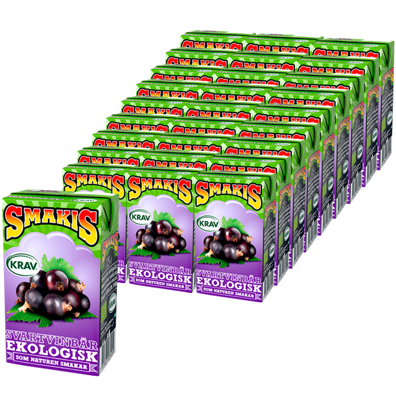 Eko Svartvinbärsdryck 27-pack - 23% rabatt