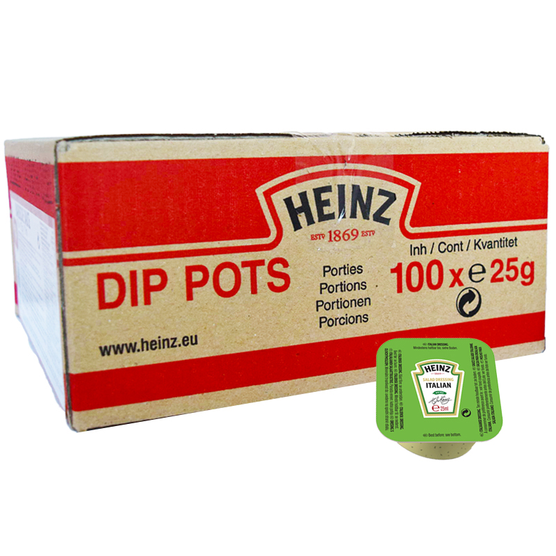 Hel Låda Dressing "Italian" 100-pack - 95% rabatt