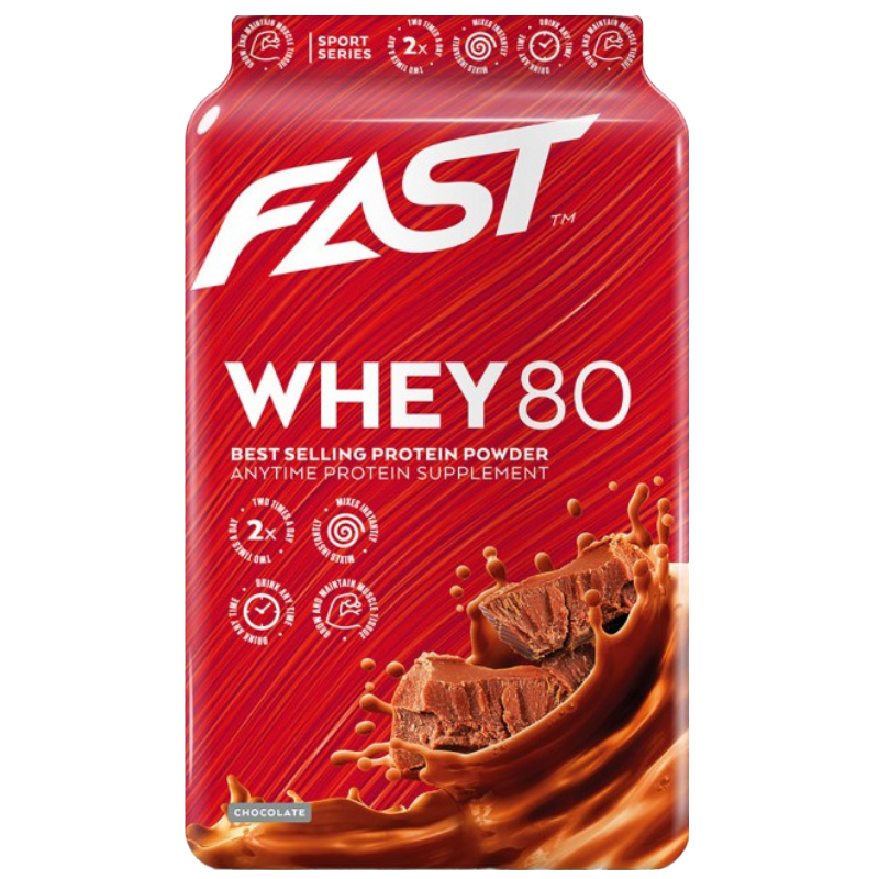 Proteinpulver "Whey 80" 600g - 60% rabatt
