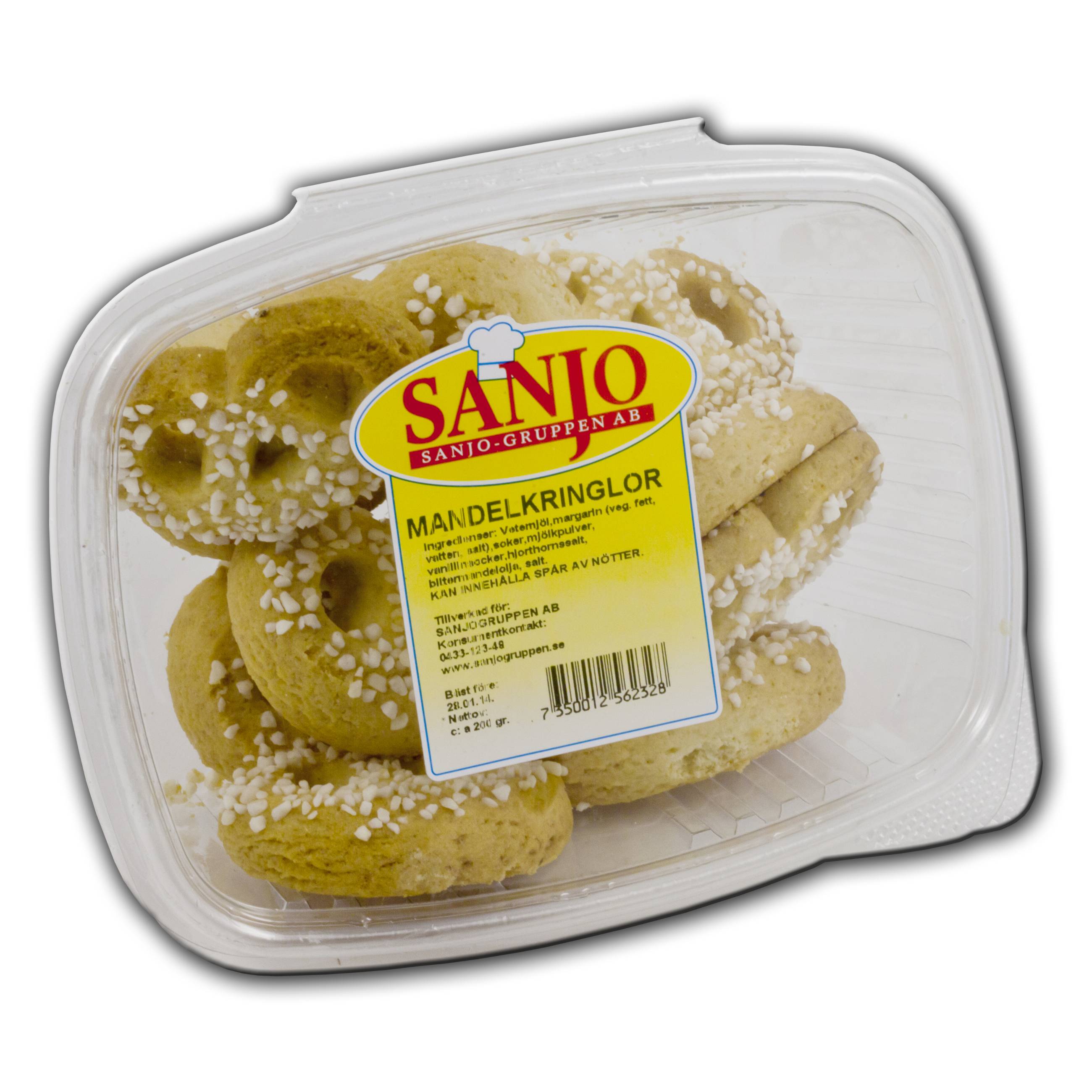 Sanjo Mandelkringlor 200g
