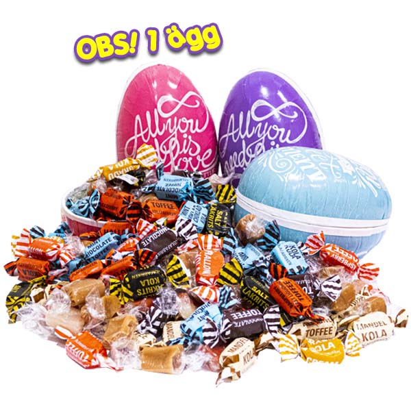 1st All you need is love-ägg kolamix250g