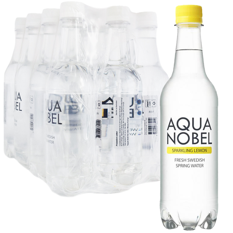 Hel Låda Kolsyrat Vatten ”Lemon” 12 x 50cl - 68% rabatt