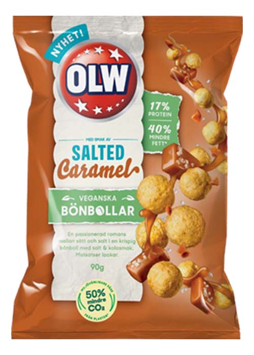 OLW Bönbollar Salted Caramel 90g