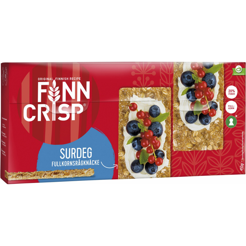Knäckebröd Fullkornsråg & Surdeg 450g - 64% rabatt