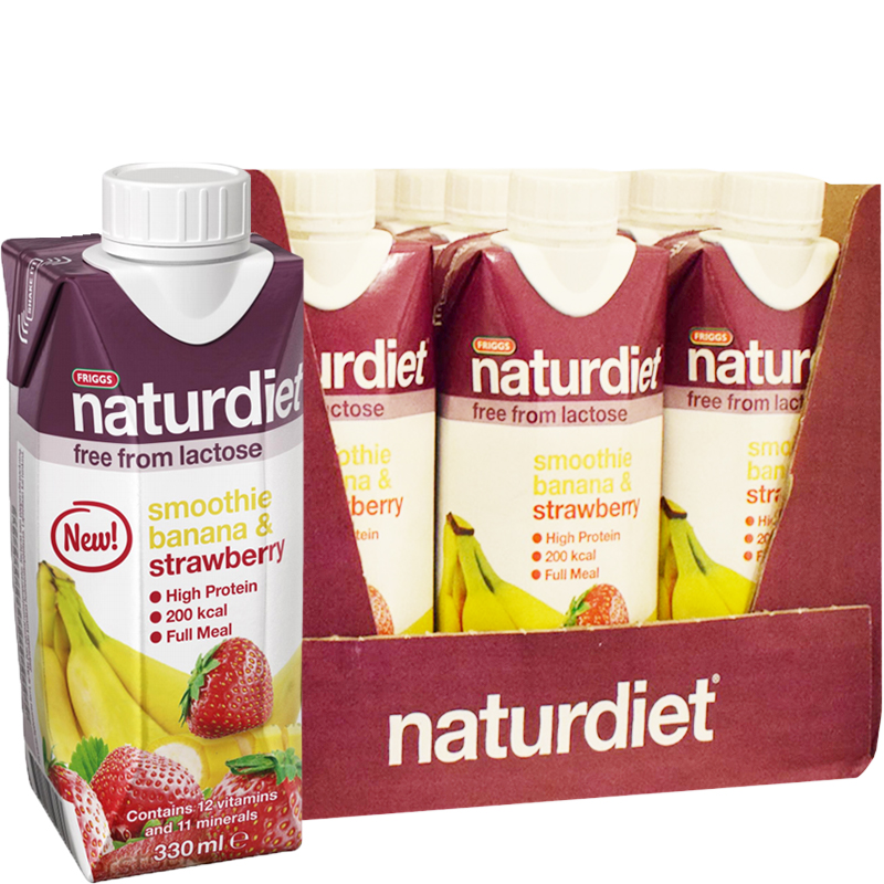 Måltidsersättning Smoothie Banana & Strawberry 12-pack - 31% rabatt