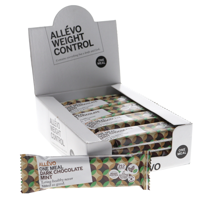 Måltidsersättning Bars Dark Chocolate Mint 20-pack - 85% rabatt