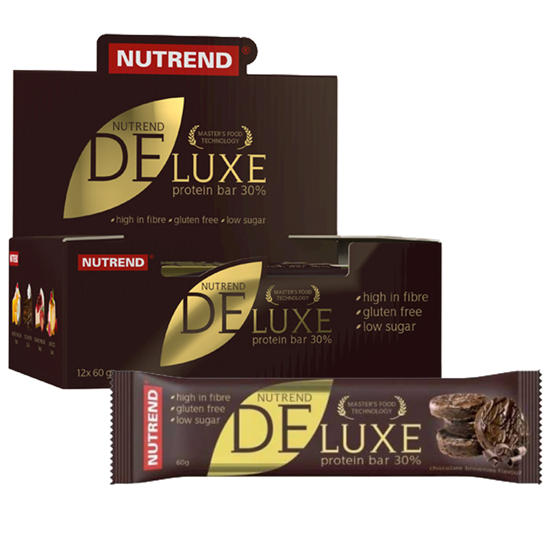 Hel Låda Proteinbars "Chocolate Brownie" 12 x 60g - 50% rabatt