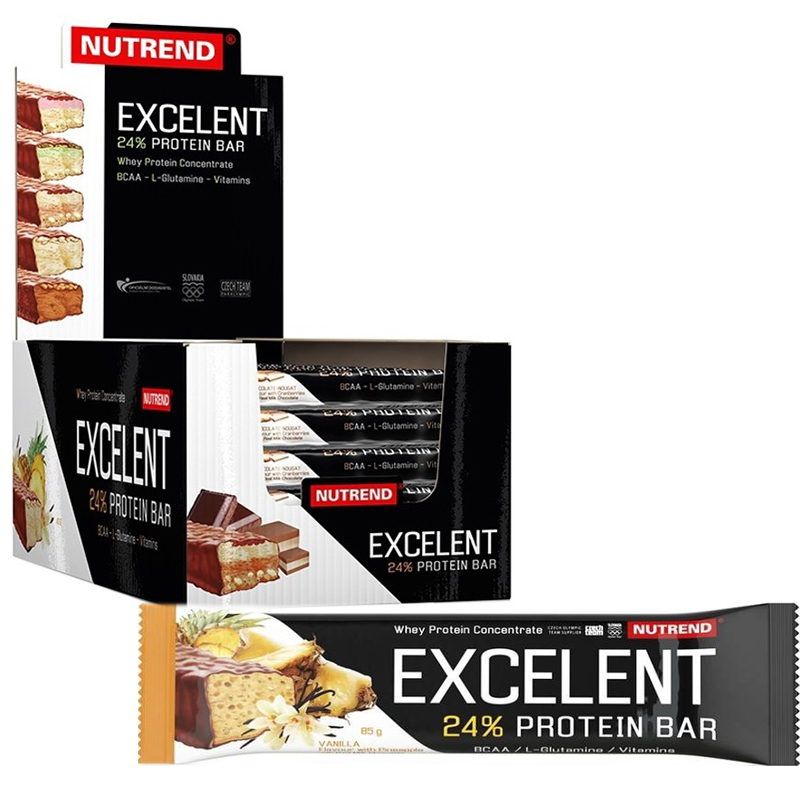Hel Låda Proteinbars ”Vanilla & Pineapple” 18 x 85g - 57% rabatt