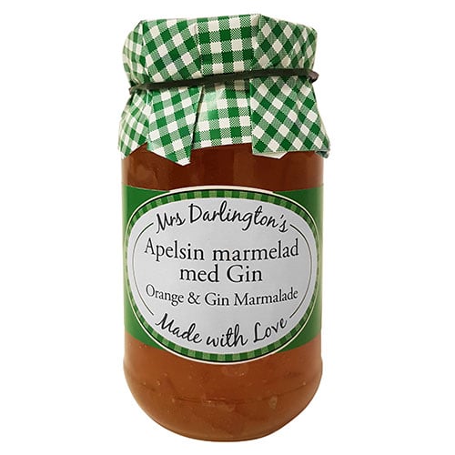 Mrs Darlingtons Apelsinmarmelad med Gin 340g