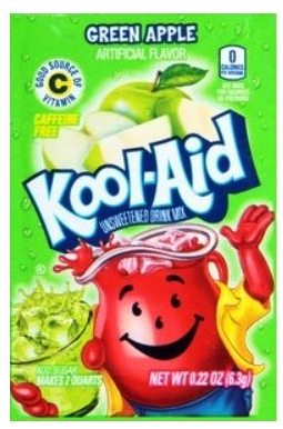 Kool-Aid Soft Drink Mix Green Apple