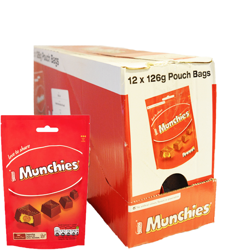 Hel Låda Godis "Munchies" 12 x 126g - 56% rabatt
