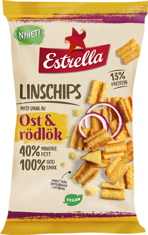 Estrella Linschips Ost & Rödlök 100g