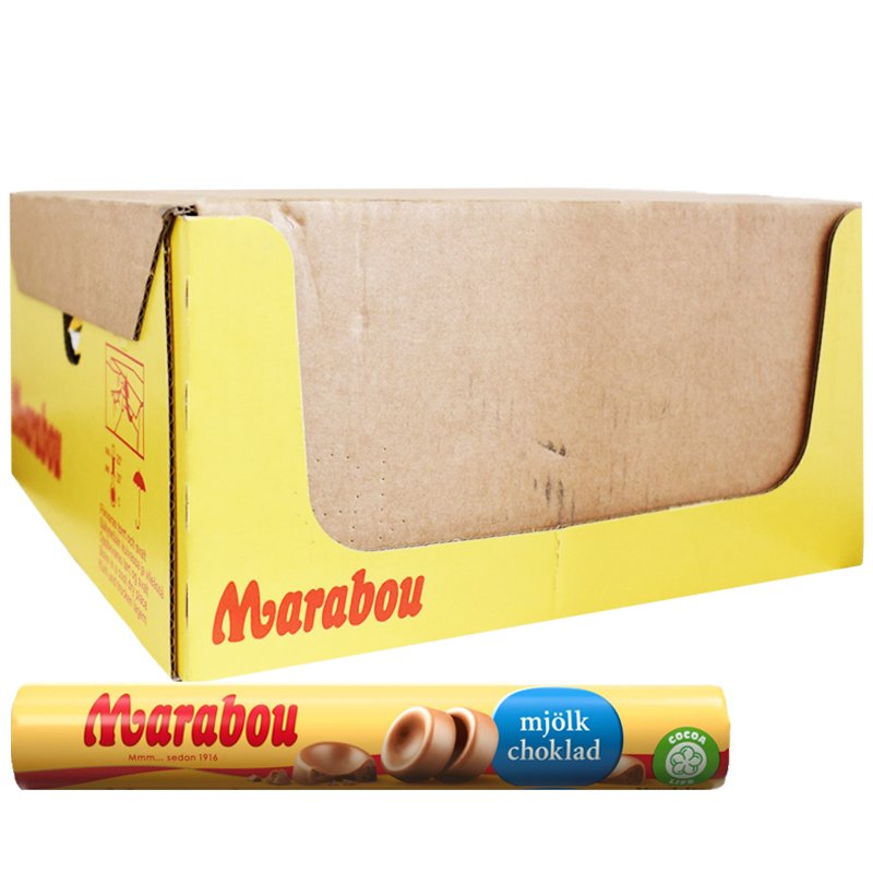 Hel Låda Mjölkchoklad Rulle 28 x 74g - 55% rabatt