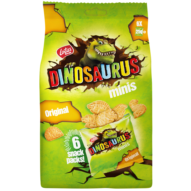 Vetekex "Dinosaurus Minis" 6 x 25g - 13% rabatt