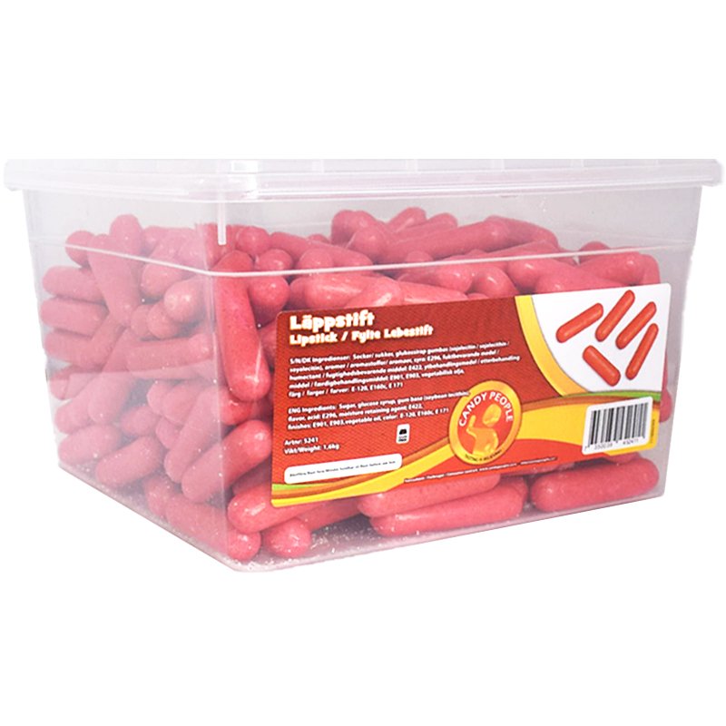 Hel Låda "Läppstift Godis" 1,6kg - 81% rabatt