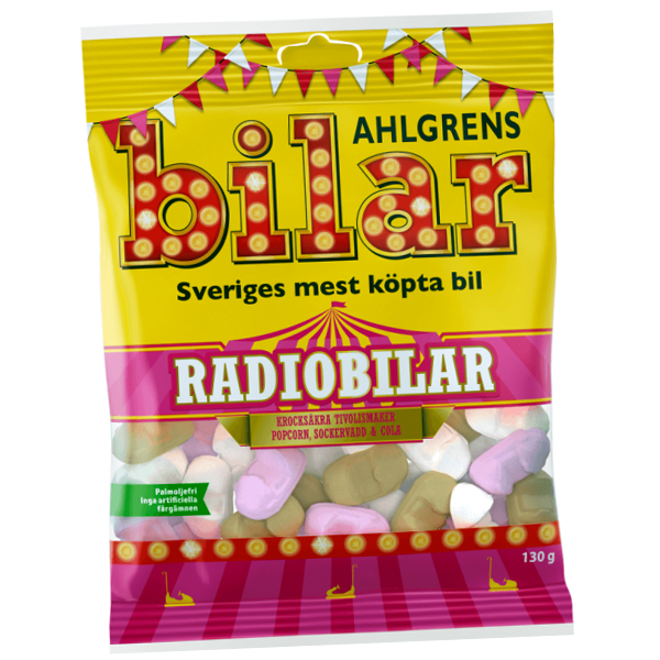 Ahlgrens Radiobilar 100g