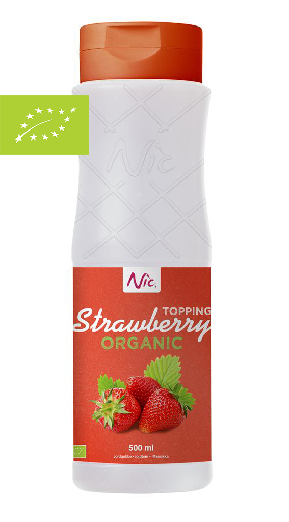Nic Topping - Jordgubb Ekologisk 0.5L