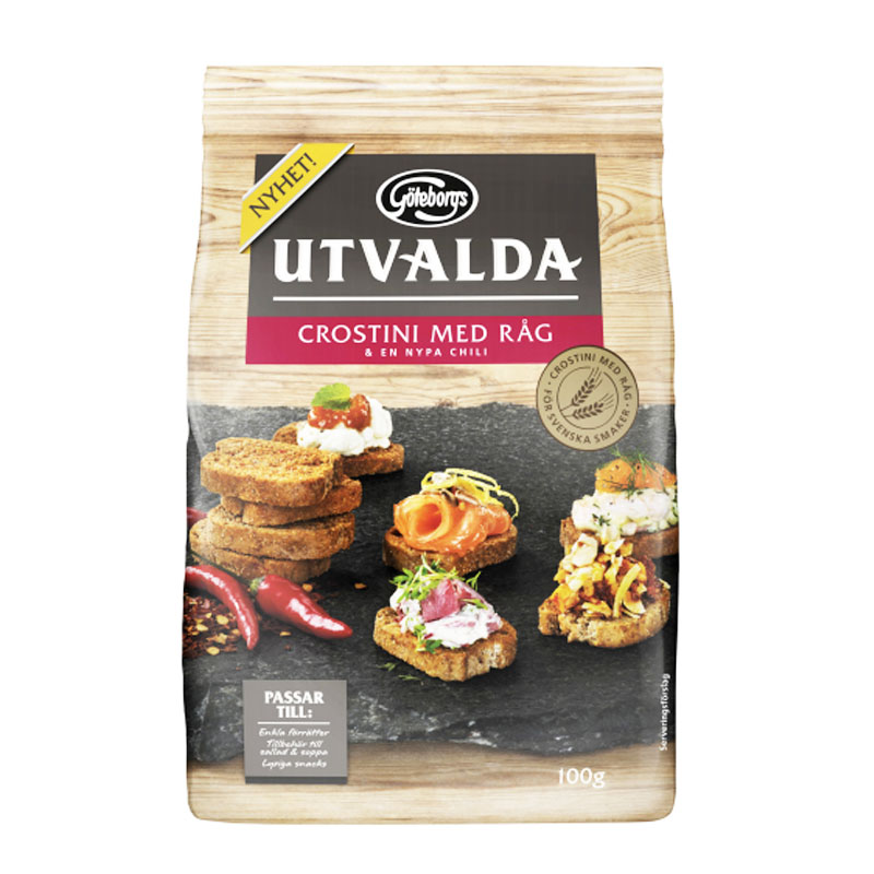 Rågcrostini Chili 100g - 80% rabatt