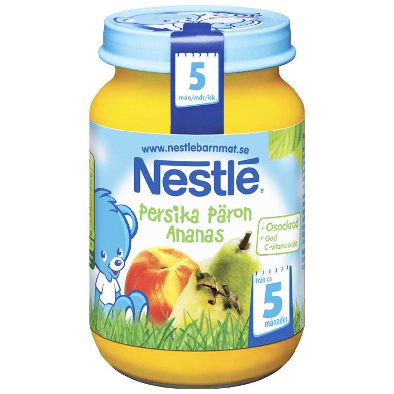 Barnmat Persika Päron & Ananas 195g - 36% rabatt