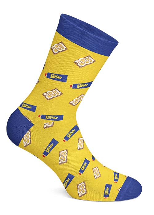 Swedish Fika Socks - Ägg Kaviar