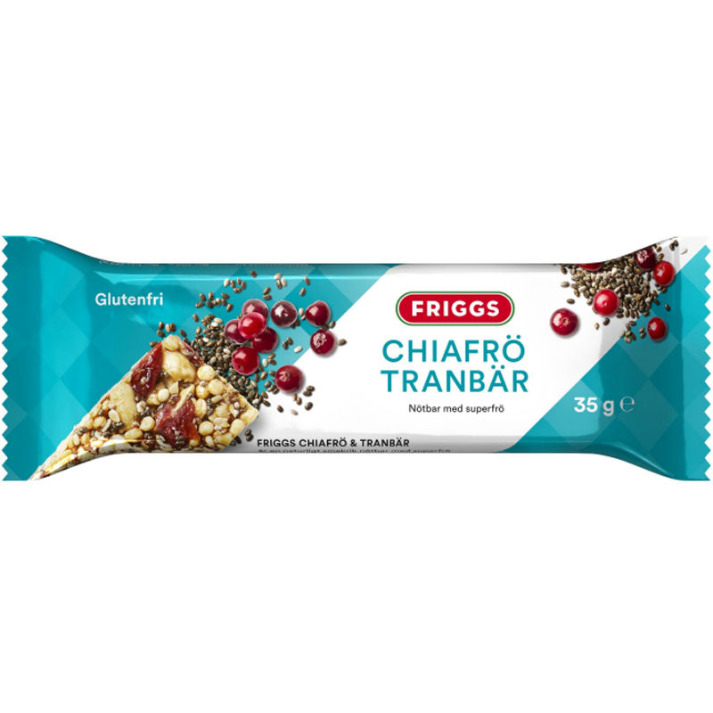 Nötbar Tranbär & Chia 35g - 79% rabatt