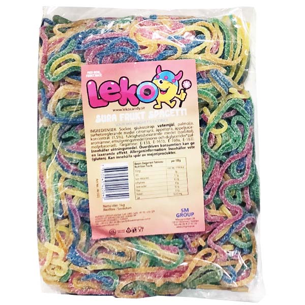 Leko Sur Fruktspaghetti 1 kg