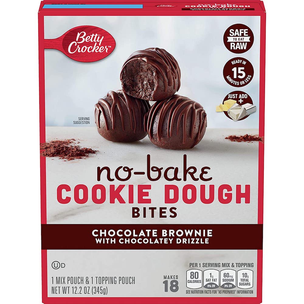Betty Crocker No-Bake Cookie Dough Bites Chocolate Brownie 345g