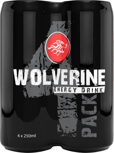 Wolverine Energy Drink 25cl 4-pack