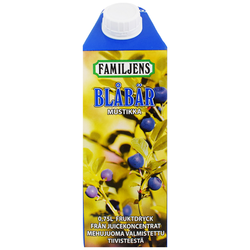 Fruktdryck Blåbär 750ml - 22% rabatt