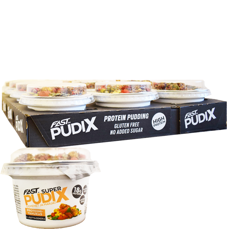 Hel Låda Proteinpudding Vanilj 12 x 165g - 89% rabatt