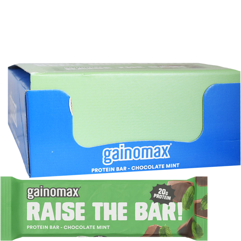 Hel Låda Proteinbars "Chocolate Mint" 15 x 60g - 60% rabatt