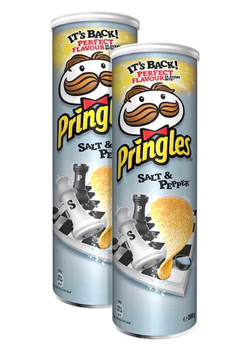 Pringles Salt Pepper 200g x 2 st