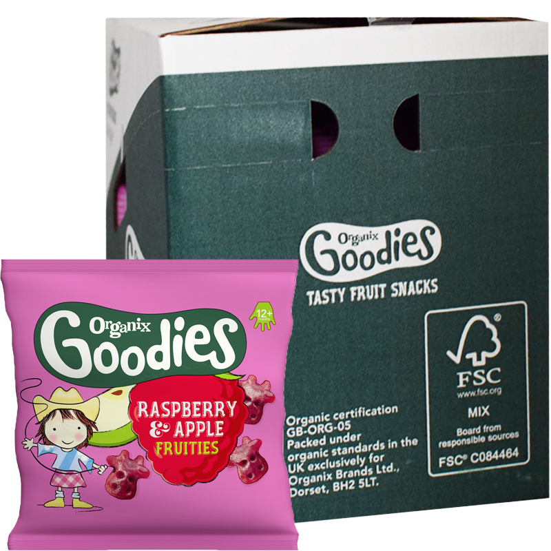 Barnsnacks Raspberry & Apple Fruities 20-pack - 34% rabatt