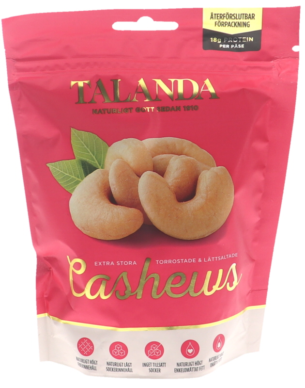 Cashewnötter Torrostade & Saltade - 41% rabatt